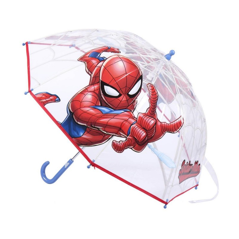 Parapluie Spiderman 45 cm Rouge (Ø 71 cm) - Acheter à 9,35 € seulement chez Collector's Boutique