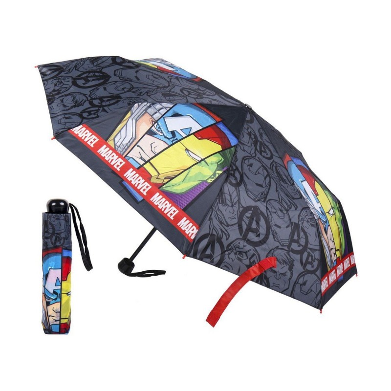 Parapluie pliable The Avengers Noir (Ø 92 cm) - Acheter à 10,57 € seulement chez Collector's Boutique