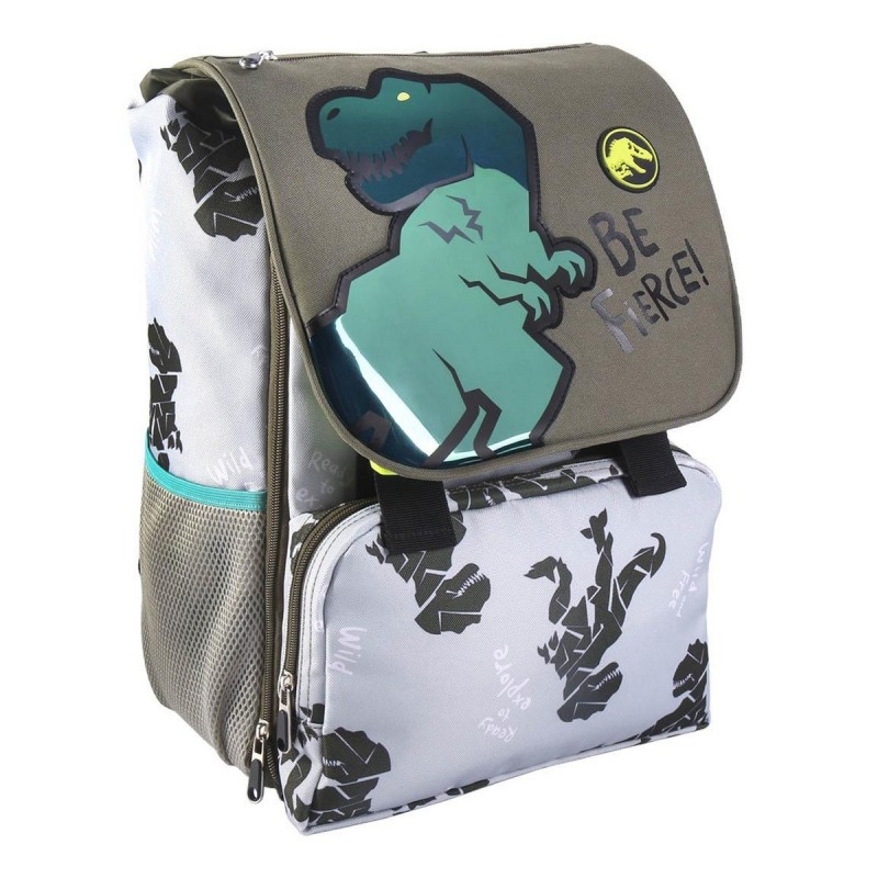 Cartable Jurassic Park Vert foncé (28,5 x 15 x 41 cm) - Acheter à 34,80 € seulement chez Collector's Boutique