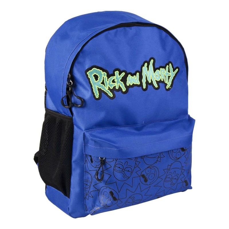 Cartable Rick and Morty Bleu foncé (29 x 45 x 14 cm) - Acheter à 13,38 € seulement chez Collector's Boutique