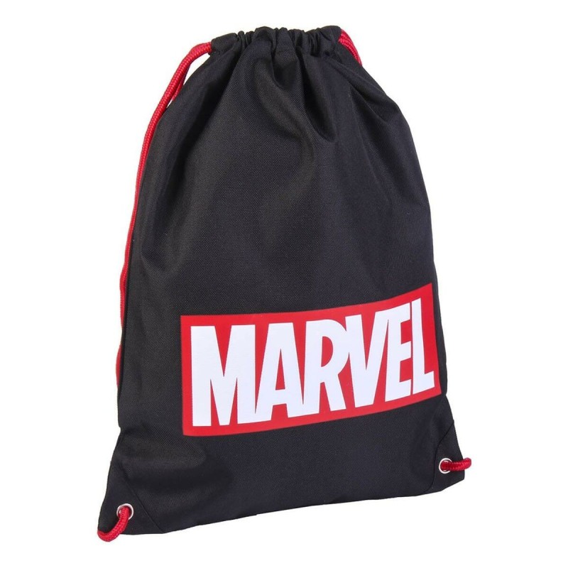 Sac à dos serré par des ficelles Marvel Noir (29 x 40 x 1 cm) - Acheter à 6,76 € seulement chez Collector's Boutique