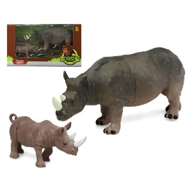 Set Animaux Sauvages Rhinocéros (2 pcs) - Acheter à 6,19 € seulement chez Collector's Boutique