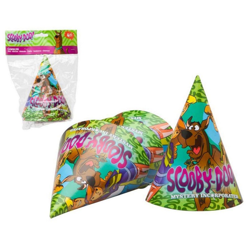 Set d'articles de fête Scooby Doo 4 uds Chapeau - Acheter à 1,44 € seulement chez Collector's Boutique