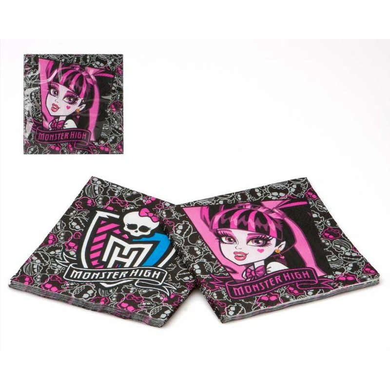 Set d'articles de fête Monster High Serviettes 15 uds - Acheter à 1,79 € seulement chez Collector's Boutique