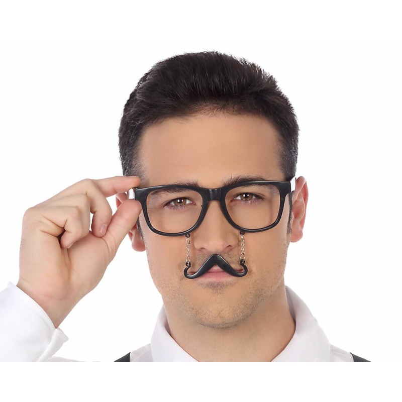 Lunettes Accessoires de costumes Moustache Noir - Acheter à 1,80 € seulement chez Collector's Boutique