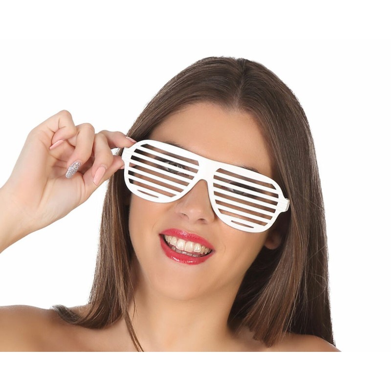 Lunettes Ibiza Fiesta A rayures Blanc - Acheter à 1,93 € seulement chez Collector's Boutique