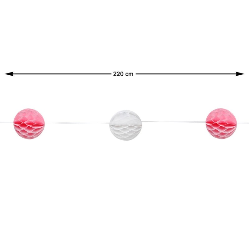 Guirlande 220 cm Rose Décoration - Acheter à 2,17 € seulement chez Collector's Boutique