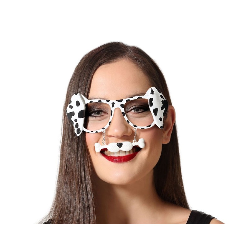 Lunettes Noir/Blanc 15 cm Dalmatien Accessoires de costumes - Acheter à 2,11 € seulement chez Collector's Boutique