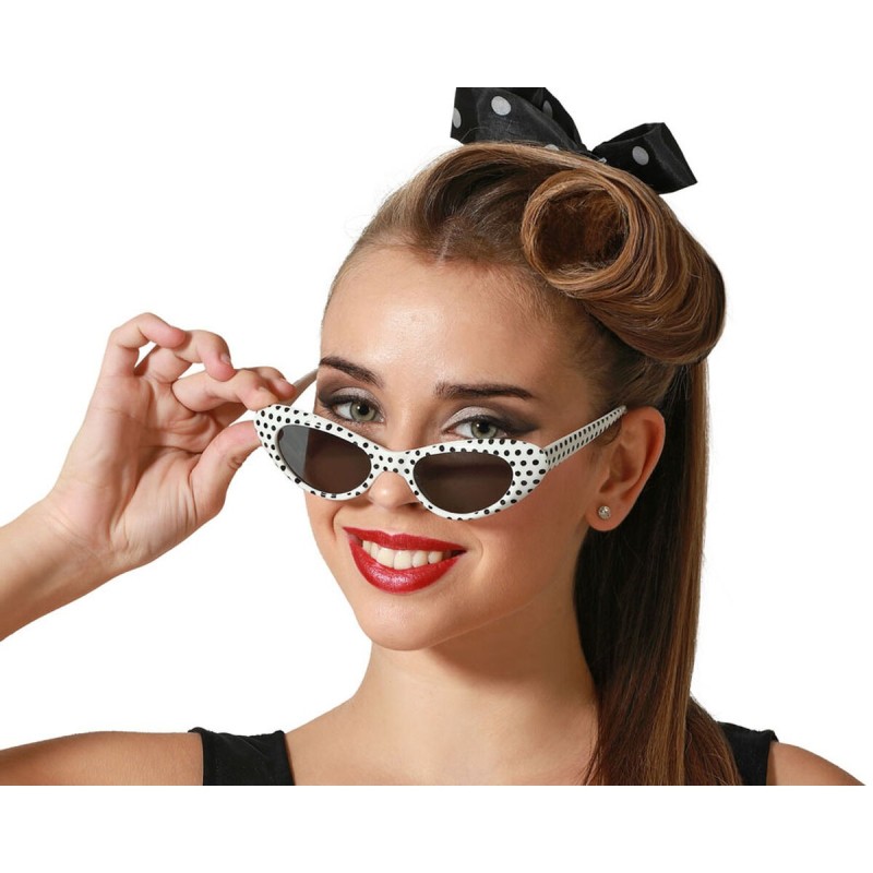 Lunettes Noir/Blanc Accessoires de costumes - Acheter à 2,20 € seulement chez Collector's Boutique