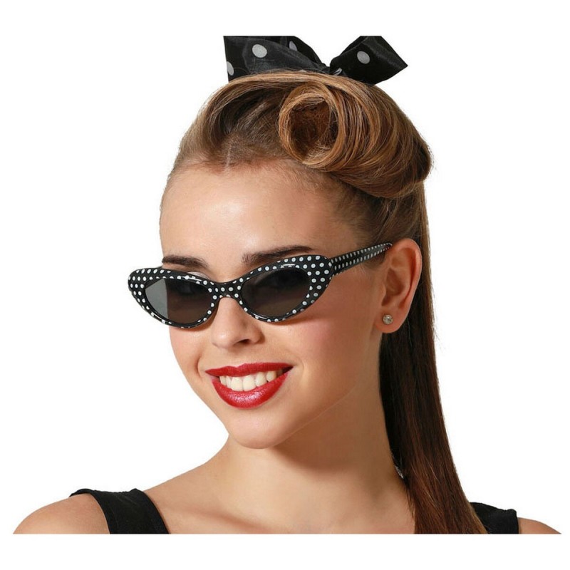 Lunettes Noir/Blanc Accessoires de costumes - Acheter à 2,59 € seulement chez Collector's Boutique