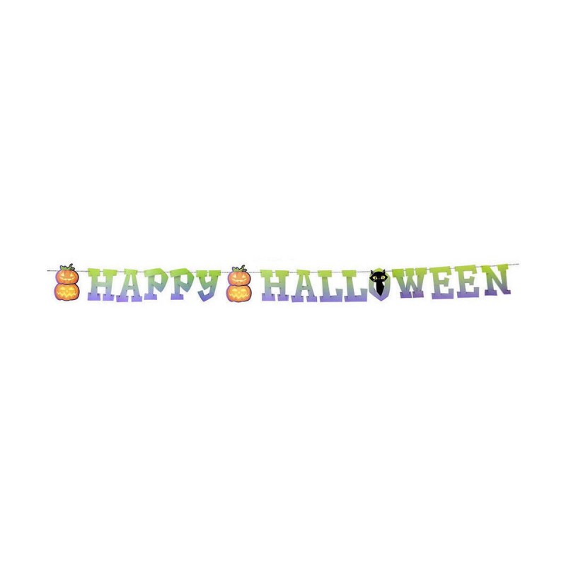 Guirlande 350 cm Citrouille Squelette Halloween - Acheter à 3,08 € seulement chez Collector's Boutique