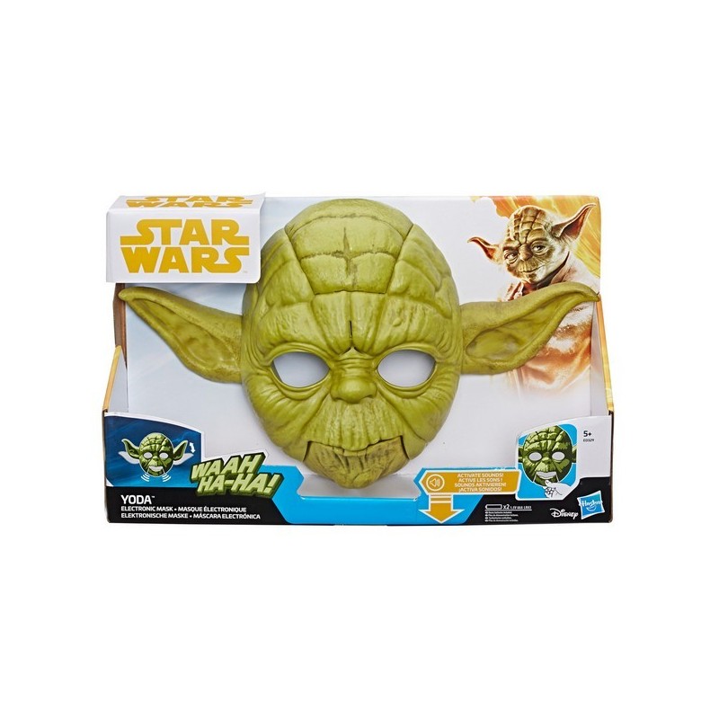 Masque électronique Star Wars - Yoda Hasbro (Espagnol) - Acheter à 32,10 € seulement chez Collector's Boutique