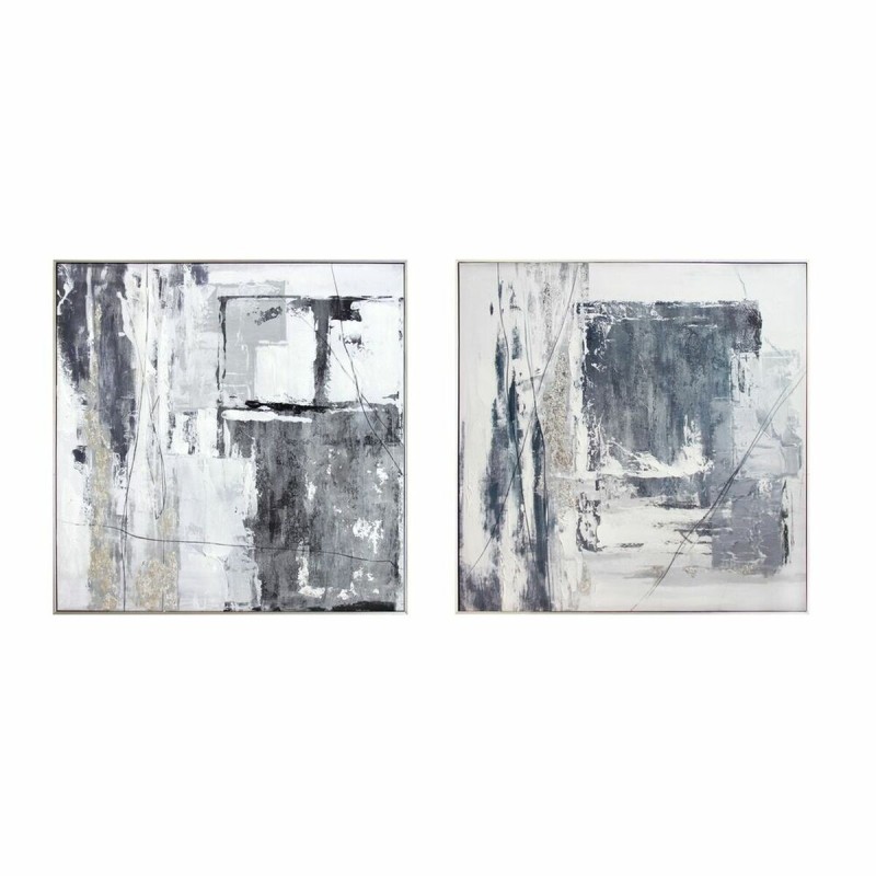 Cadre DKD Home Decor Abstrait Moderne (80 x 3 x 80 cm) (2 Unités) - Acheter à 65,03 € seulement chez Collector's Boutique