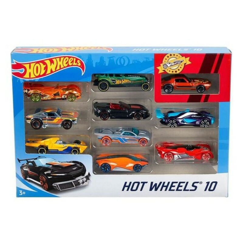 Jeu de Véhicules Hot Wheels Métal (10 Pcs) - Acheter à 23,46 € seulement chez Collector's Boutique