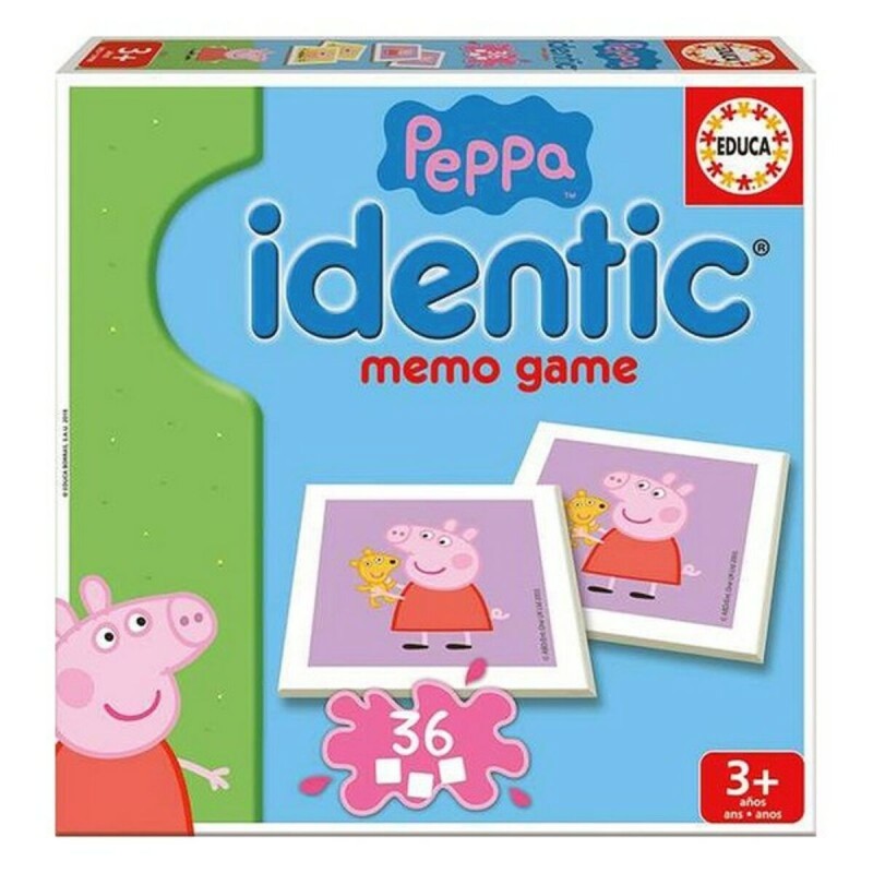 Jeux de cartes Peppa Pig Identic Memo Game Educa 16227 - Acheter à 9,52 € seulement chez Collector's Boutique