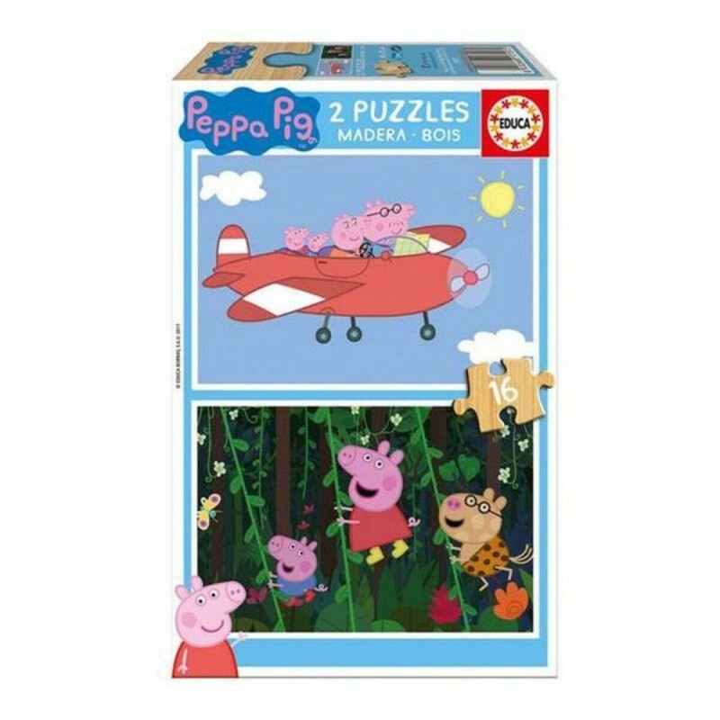 Puzzle Peppa Pig Educa (16 pcs) - Acheter à 11,17 € seulement chez Collector's Boutique