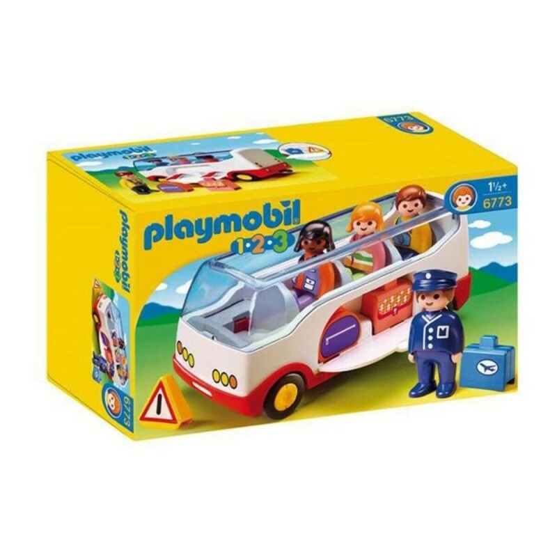 Playset 1.2.3 Bus Playmobil 6773 Blanc - Acheter à 22,06 € seulement chez Collector's Boutique