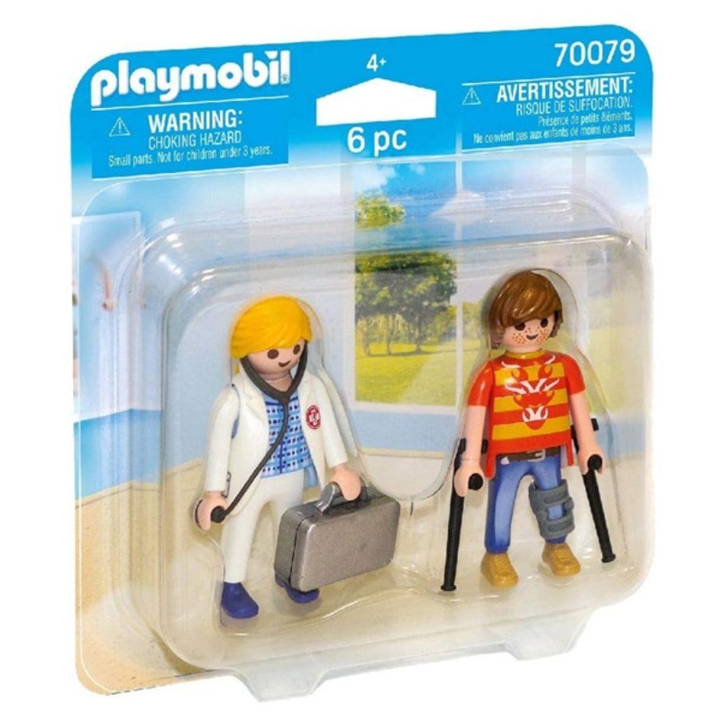 Poupées City Life Doctor And Patient Playmobil 70079 (6 pcs) - Acheter à 7,20 € seulement chez Collector's Boutique