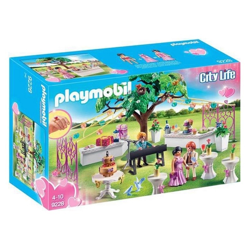 Playset City Life Wedding Banquet Playmobil 9228 (193 pcs) - Acheter à 31,74 € seulement chez Collector's Boutique