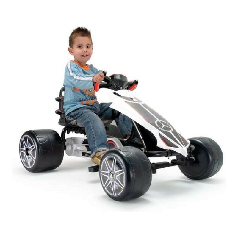 Kart Injusa Mercedes Benz Pédales Blanc (89 x 60 x 50 cm) - Acheter à 92,71 € seulement chez Collector's Boutique