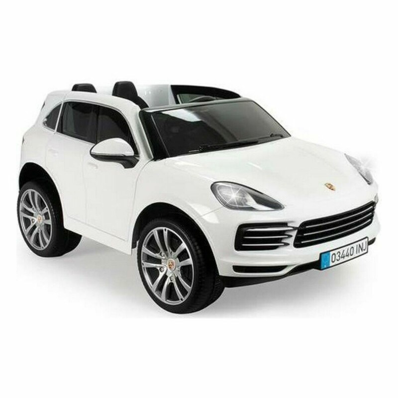 Voiture électrique pour enfants Injusa Porsche Cayenne 12V Blanc (134 x 81,5 x 58 cm) - Acheter à 319,46 € seulement chez Collec