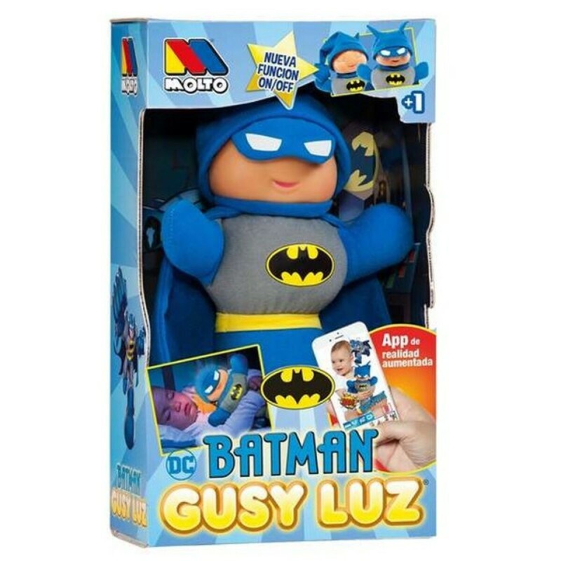 Jouet Peluche Gusy Luz Batman Moltó 15868 Tissu (28 cm) - Acheter à 19,98 € seulement chez Collector's Boutique