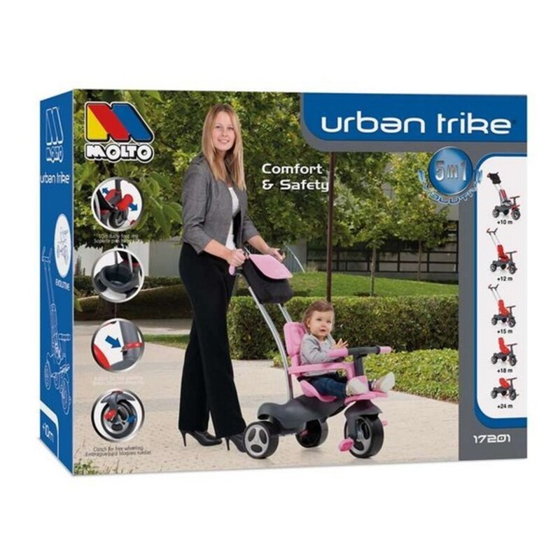 Tricycle Urban Trike Moltó (98 cm) - Acheter à 61,33 € seulement chez Collector's Boutique