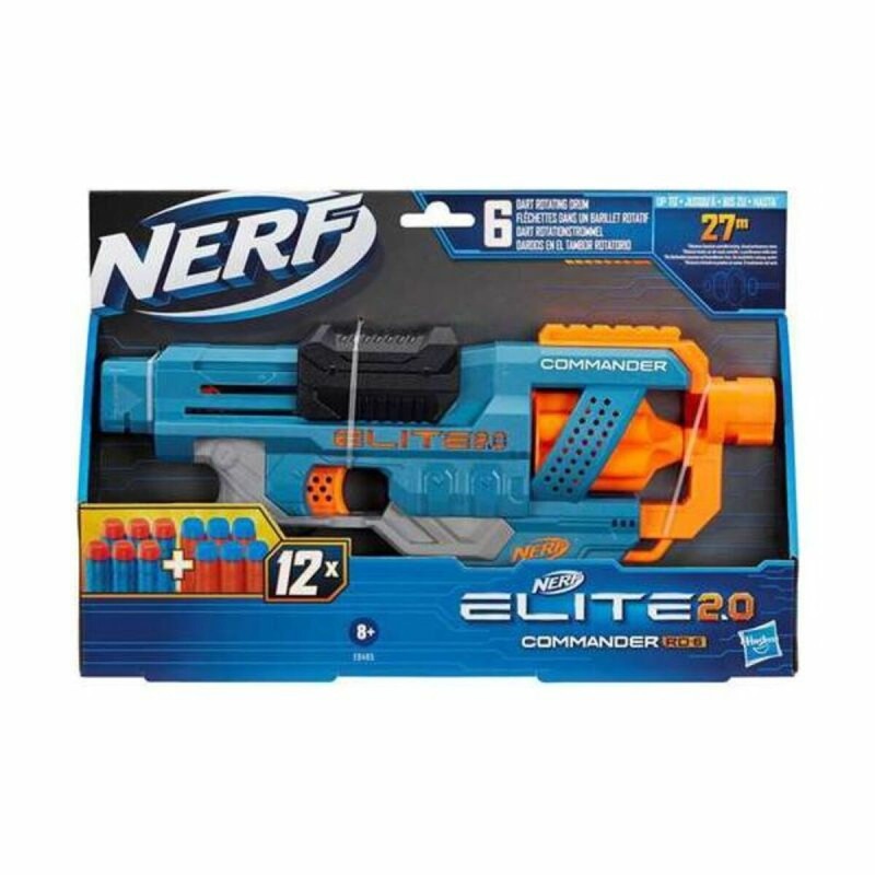 Revolver Nerf Commander RD-6 Elite 2.0 Hasbro - Acheter à 18,82 € seulement chez Collector's Boutique