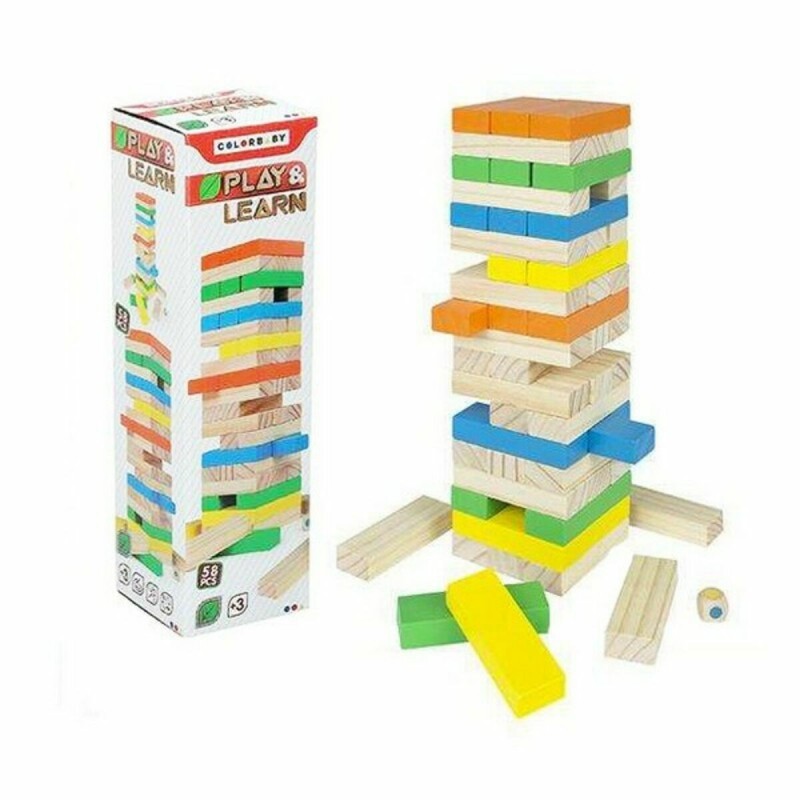 Jeu de construction avec blocs Woomax (26 cm) (58 pcs) - Acheter à 10,42 € seulement chez Collector's Boutique