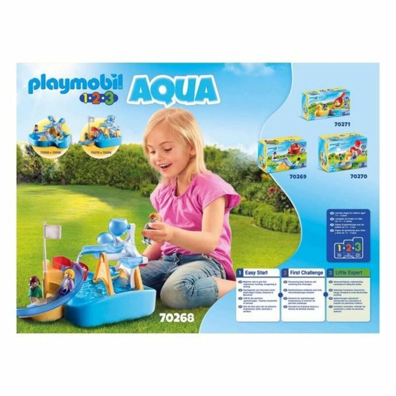 Playset 1,2,3 Aquatic Carrousel Playmobil 70268 (8 pcs) - Acheter à 26,90 € seulement chez Collector's Boutique