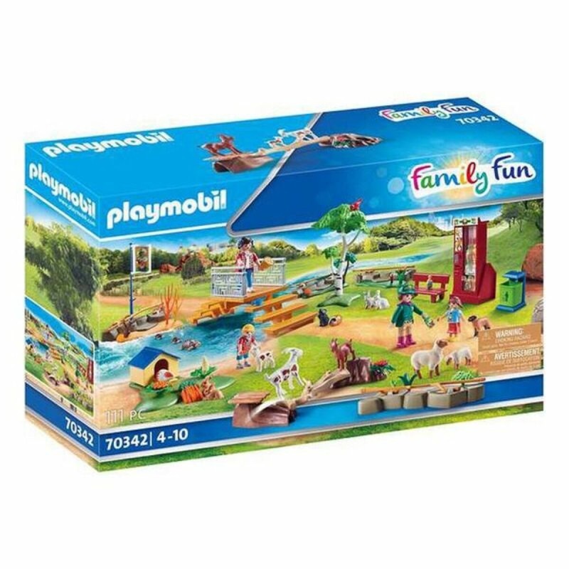 Playset Family Fun Pets Zoo Playmobil 70342 (111 pcs) - Acheter à 41,83 € seulement chez Collector's Boutique