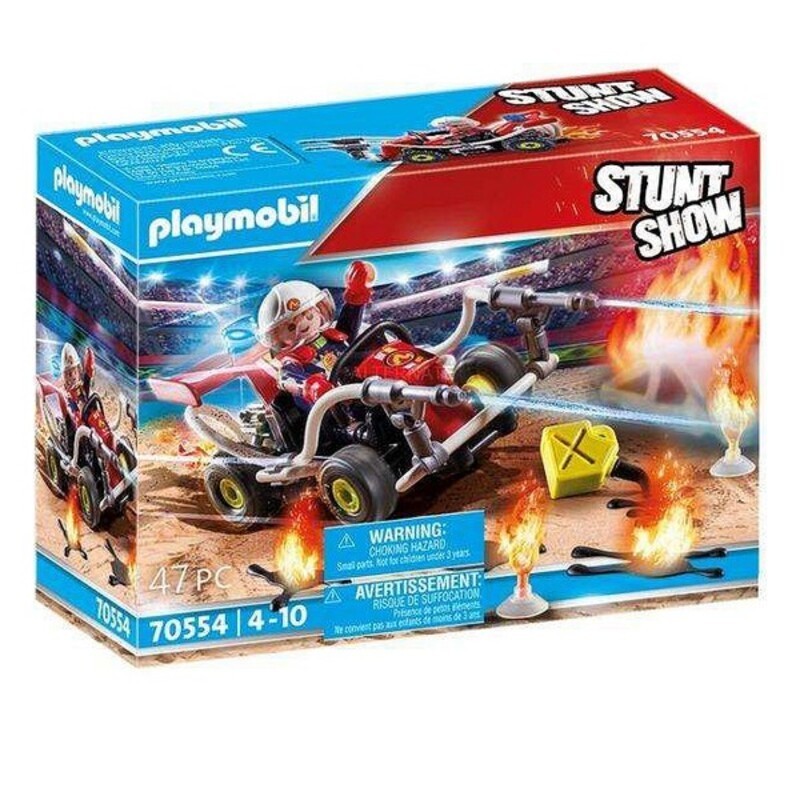 Playset Playmobil Stunt Show Sapeur-pompier (47 pcs) - Acheter à 18,24 € seulement chez Collector's Boutique