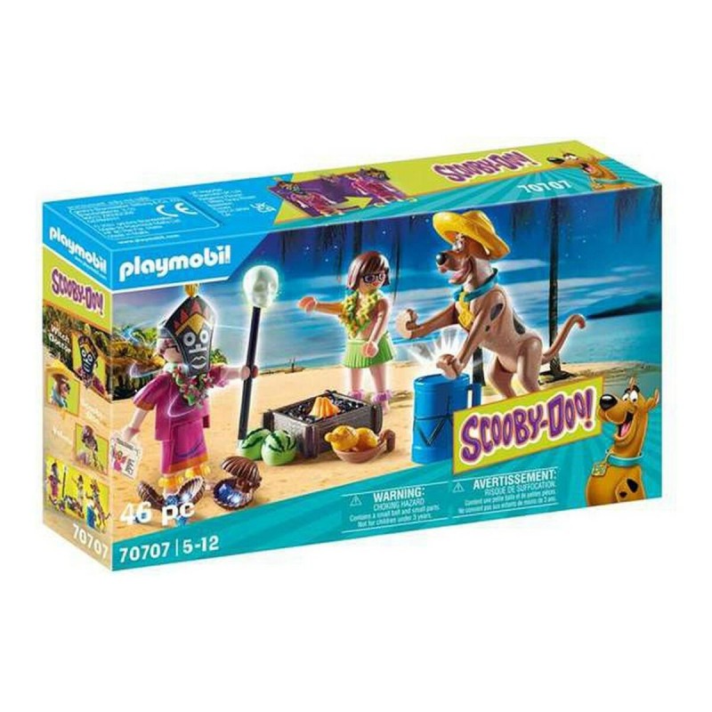 Playset Scooby Doo Aventure with Witch Doctor Playmobil 70707 (46 pcs) - Acheter à 17,26 € seulement chez Collector's Boutique