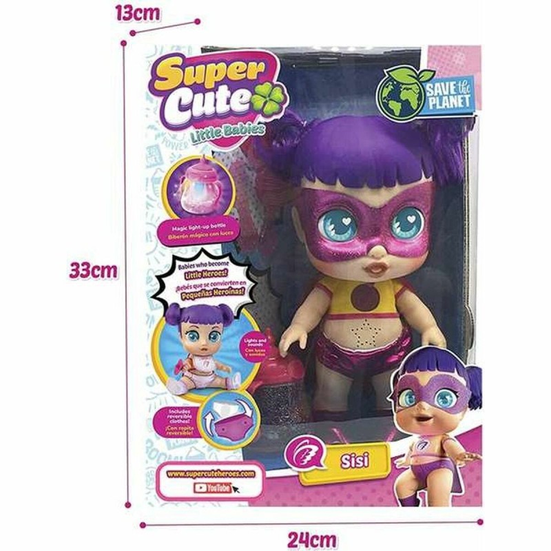 Bébé poupée Super Cute Sisi 26 cm Plastique - Acheter à 26,59 € seulement chez Collector's Boutique