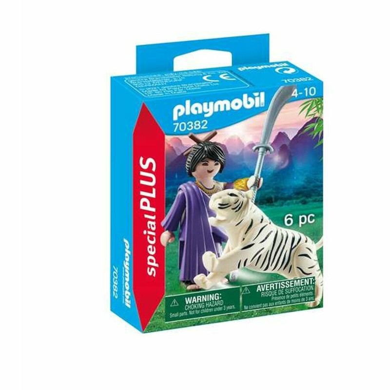 Personnage articulé Playmobil Special Plus Tigre Oriental 70382 (6 pcs) - Acheter à 6,85 € seulement chez Collector's Boutique