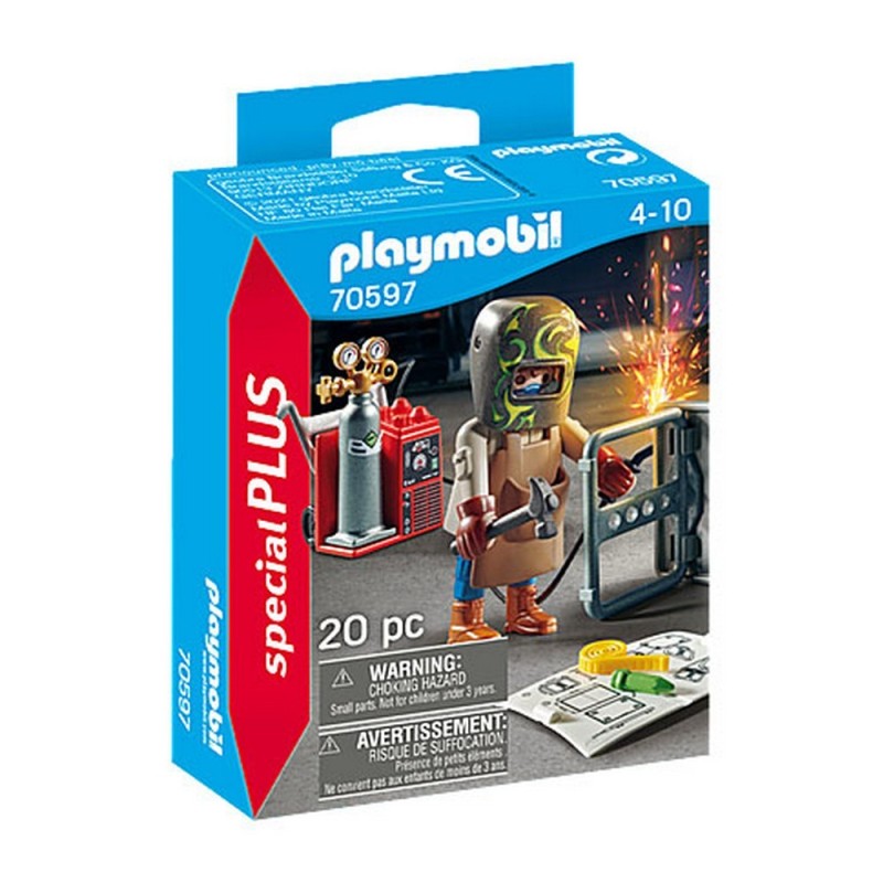 Playset Playmobil Special Plus Welder with equipment 70597 - Acheter à 6,85 € seulement chez Collector's Boutique