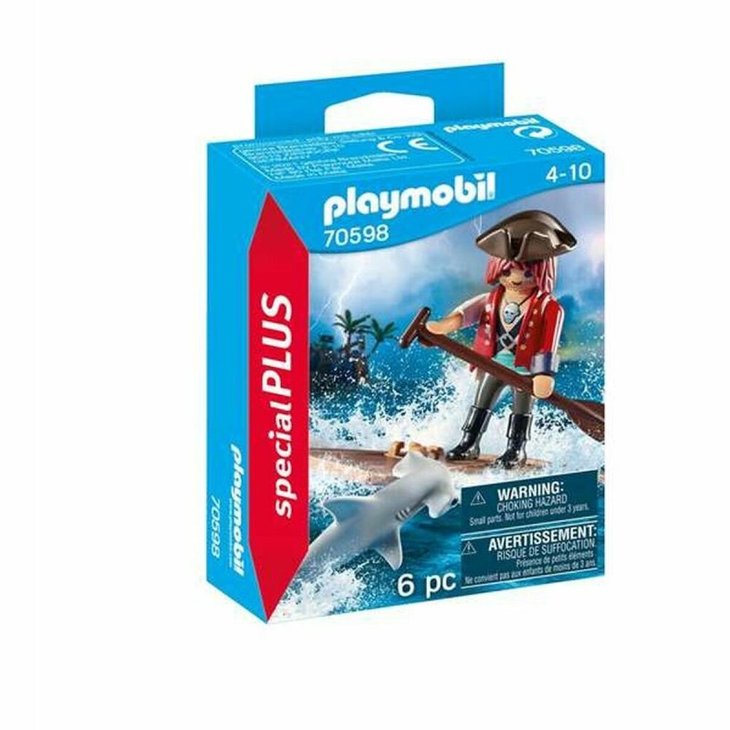 Personnage articulé Playmobil Special Plus Requin 70598 (6 pcs) - Acheter à 6,85 € seulement chez Collector's Boutique