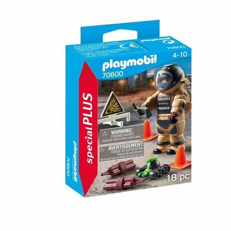 Personnage articulé Playmobil Special Plus Police Bombe 70600 (18 pcs) - Acheter à 6,85 € seulement chez Collector's Boutique