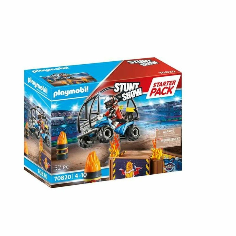 Playset Playmobil Stunt Show Quad / ATV 70820 (32 pcs) - Acheter à 19,61 € seulement chez Collector's Boutique