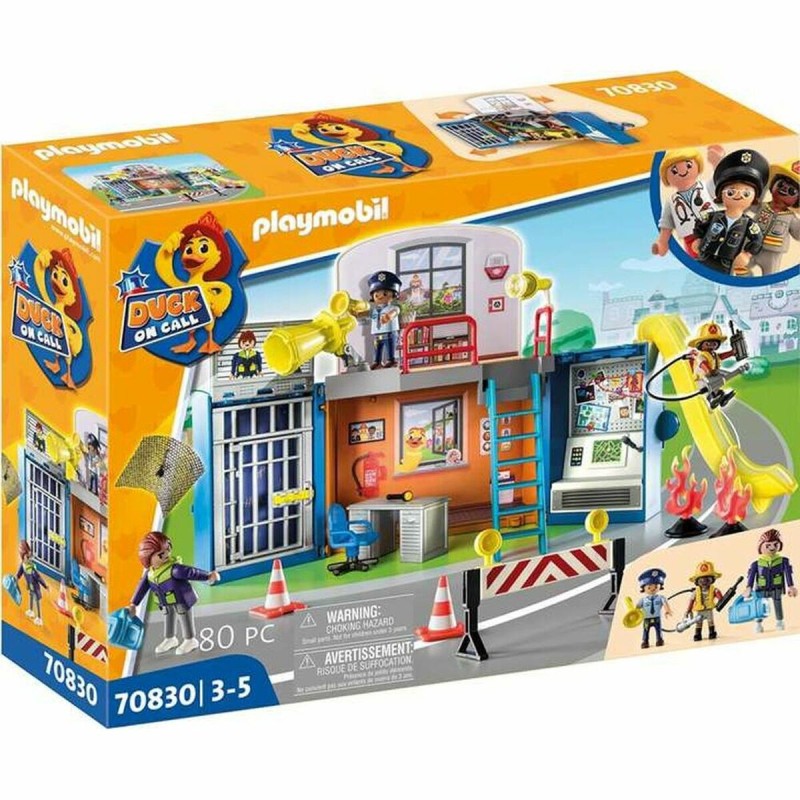 Playset Playmobil Duck on Call Police Station base 70830 (70 pcs) - Acheter à 40,54 € seulement chez Collector's Boutique