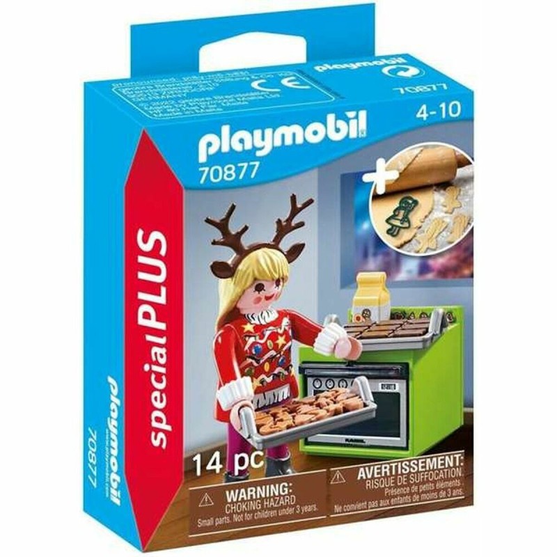 Personnage articulé Playmobil Special Plus 70877 Noël Pâtissier (14 pcs) - Acheter à 6,85 € seulement chez Collector's Boutique