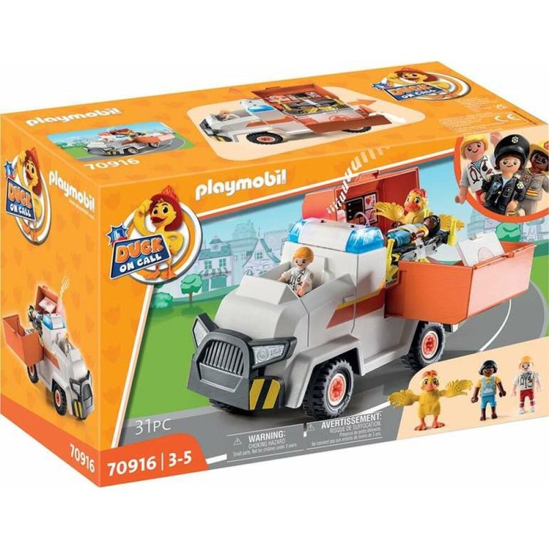 Playset Playmobil Duck on Call Emergency Vehicle Ambulance - Acheter à 32,74 € seulement chez Collector's Boutique