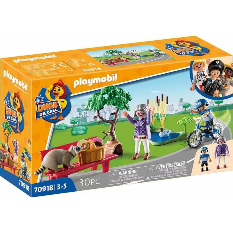 Playset Playmobil Duck on Call Action Police 70918 (30 pcs) - Acheter à 16,19 € seulement chez Collector's Boutique