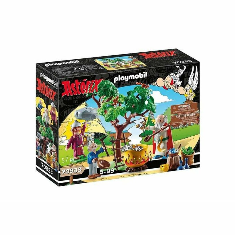 Playset Playmobil Getafix with the cauldron of Magic Potion Astérix 70933 (57 pcs) - Acheter à 25,73 € seulement chez Collector'