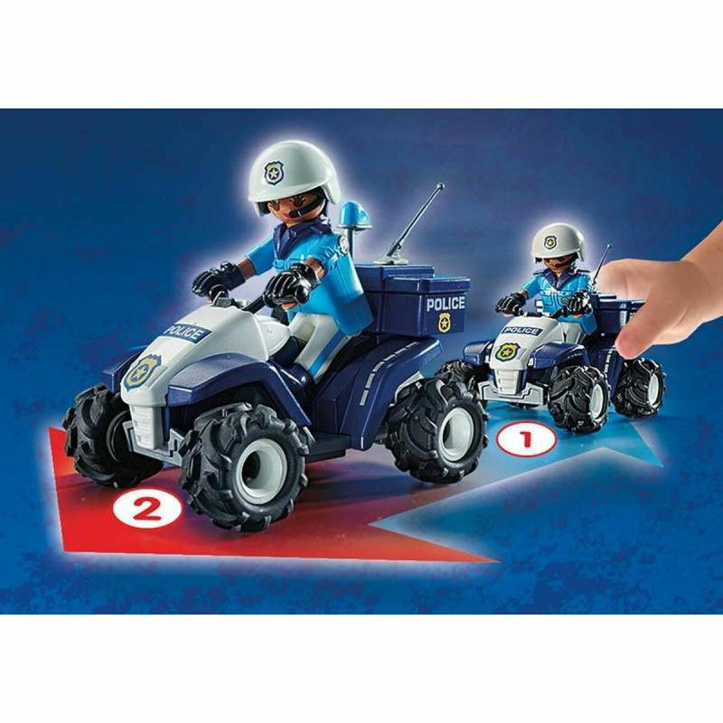 Jeu de Véhicules Playmobil Speed Quad City Action 71092 Police (21 pcs) - Acheter à 13,26 € seulement chez Collector's Boutique