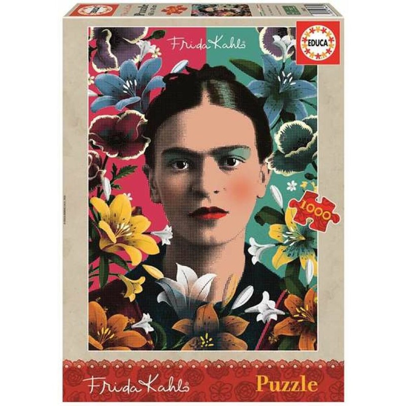 Puzzle Educa Frida Kahlo 1000 pcs - Acheter à 11,62 € seulement chez Collector's Boutique