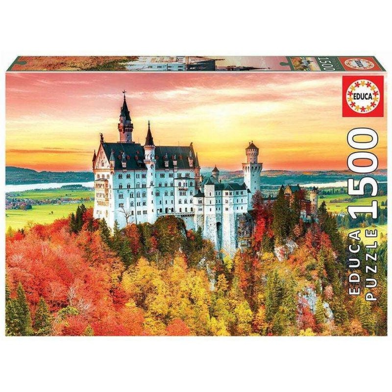 Puzzle Educa Neuschwanstein 1500 pcs - Acheter à 16,08 € seulement chez Collector's Boutique