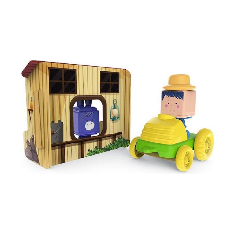 Jouet éducatif Educa The Kiubis The Little Donkey's Stable Tracteur 10 Pièces - Acheter à 17,17 € seulement chez Collector's Bou