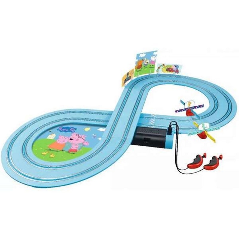 Piste de course Peppa Pig Kids GranPrix Peppa & George Circuit (2,4 m) - Acheter à 32,22 € seulement chez Collector's Boutique