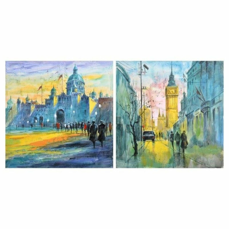 Cadre DKD Home Decor (100 x 3 x 100 cm) (2 pcs) - Acheter à 81,30 € seulement chez Collector's Boutique